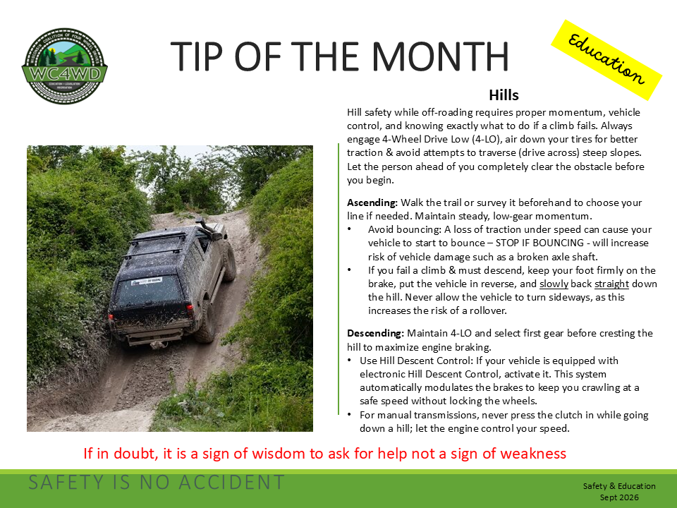Monthly Safety Tip